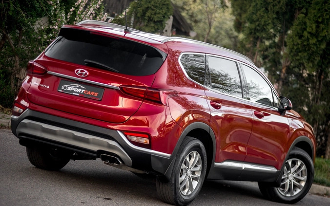 Hyundai Santa Fe cena 104900 przebieg: 17200, rok produkcji 2019 z Debrzno małe 596